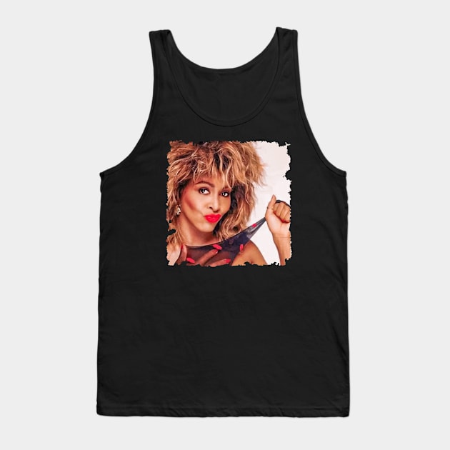 Tina Turner 80s Tank Top by OcaSign